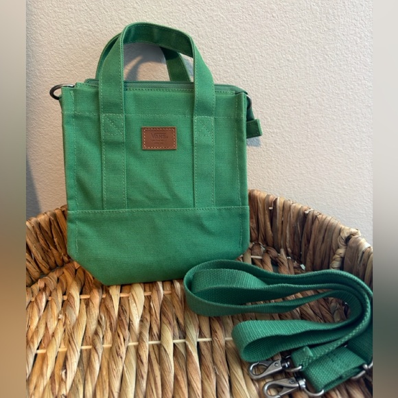 Vans Handbags - Vans Green Canvas Tote Bag
